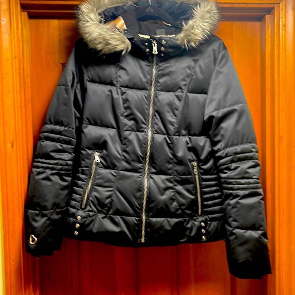 Obermeyer ski coat, size 10, black